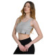 Target Γυναικεία αμάνικη μπλούζα Rib Crop Top